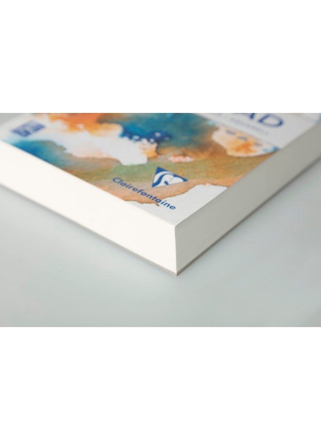 Clairefontaine CLAIREFONTAINE GOLDLINE AQUAPAD, 100% Cellulose, Medium FINE Grain, 300G (A3, 30 Sheets)  - Image 4