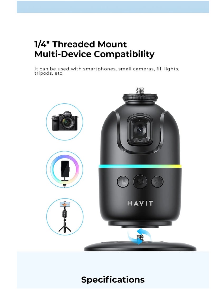havit Auto Face Tracking Phone Holder 360° Rotation model ST7609  - Image 5
