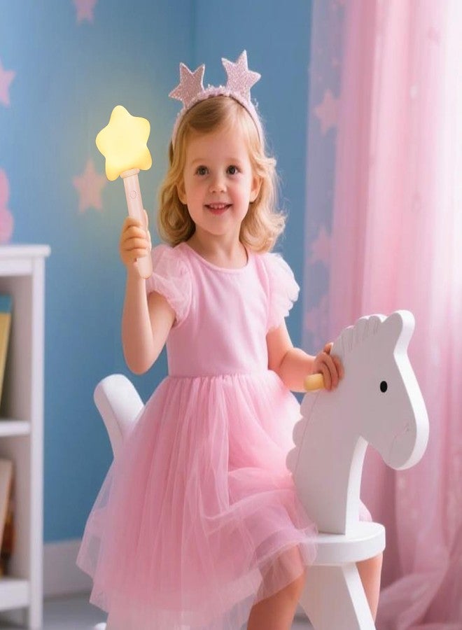 Tremdwoto Star Night Light, 7 Colorful Star Wand Cute Night Lights for Kids,Rechargeable Novelty Handheld Night Light,Kawaii Room Decor,Gifts for Girls Toddlers Baby and Boys - Image 1