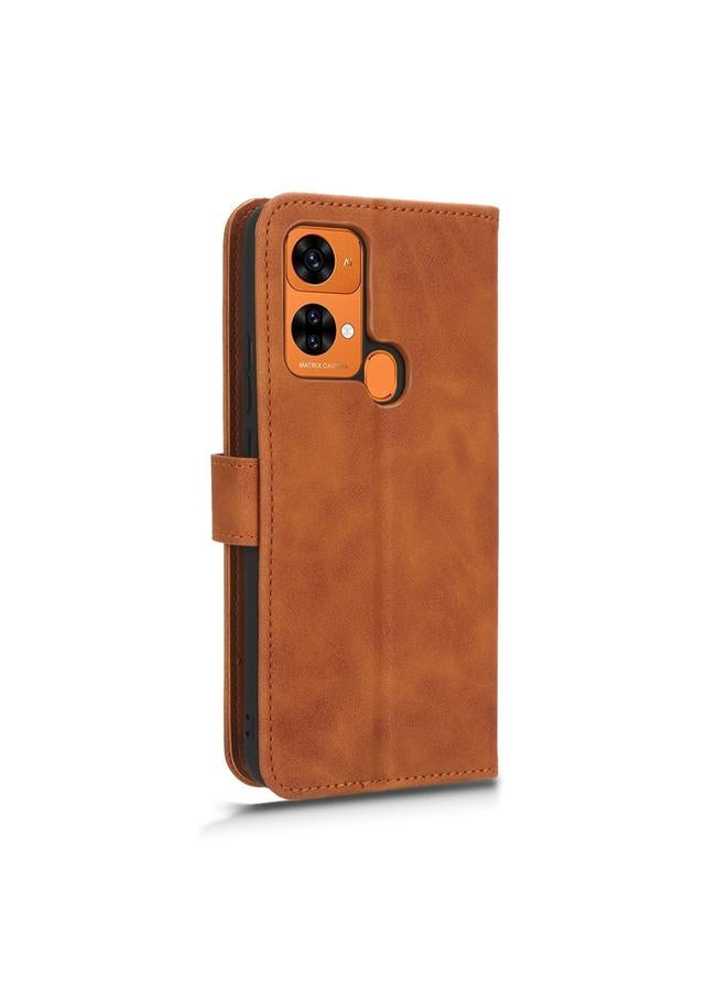 اس-توب جراب لهاتف Oukitel C33 مصنوع من الجلد المرن مع غطاء مغناطيسي قابل للطي - Image 3