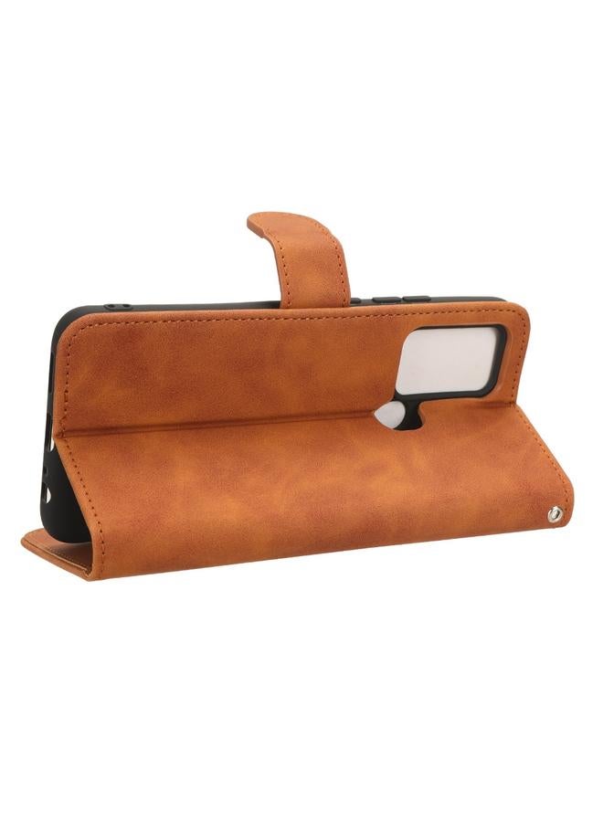 اس-توب جراب لهاتف Oukitel C33 مصنوع من الجلد المرن مع غطاء مغناطيسي قابل للطي - Image 5