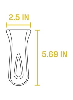 LODGE Lodge Hot Deluxe Silicone Handle Holder, One Size, Red  - Image 2