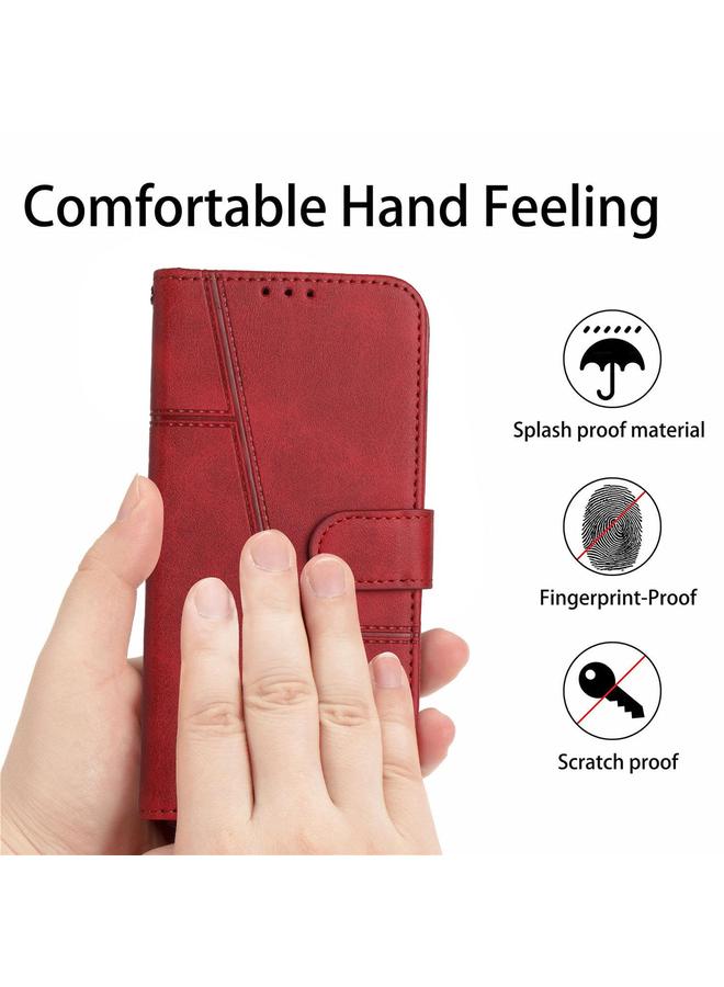 Zaboon Case For Honor X5b / X5b Plus 4G Stitching Calf Texture Buckle Leather Phone Case - Image 5