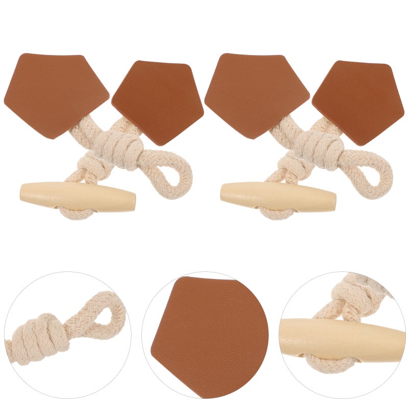 📦 أزرار معطف زخرفية بتصميم قرن للكنزات النسائية مقاس صغير بألوان متنوعة - Image 4