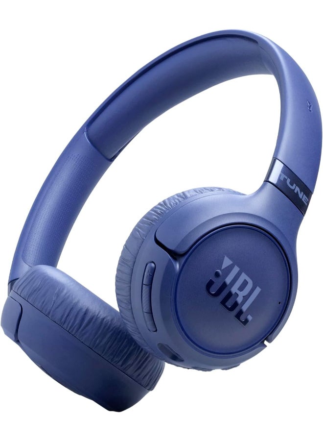 جي بي إل سماعات JBL Tune 680NC اللاسلكية فوق الأذن مع إلغاء الضوضاء، صوت JBL النقي عالي الدقة والصوت المكاني، عمر بطارية 76 ساعة، بيئة ذكية، ميكروفونين، بلوتوث 6.0 - Image 1