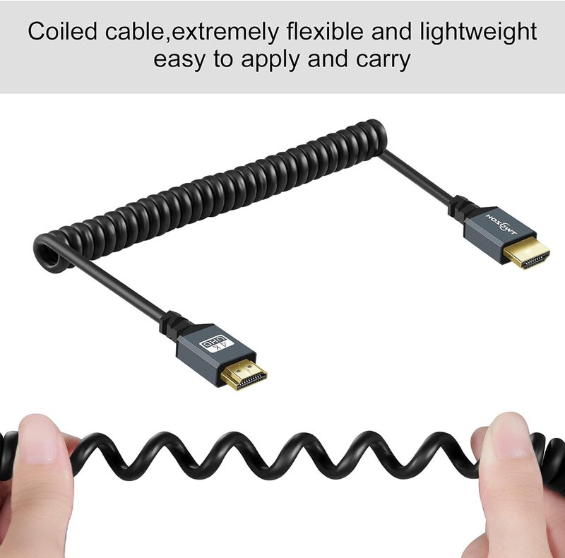 توزوه كابل من نوع HDMI، يدعم توصيل الأجهزة بدقة 4K وتقنيات 3D و4K UHD و1080p وHDMI 2.0a و2.0b بسرعة 60 هرتز. - Image 3