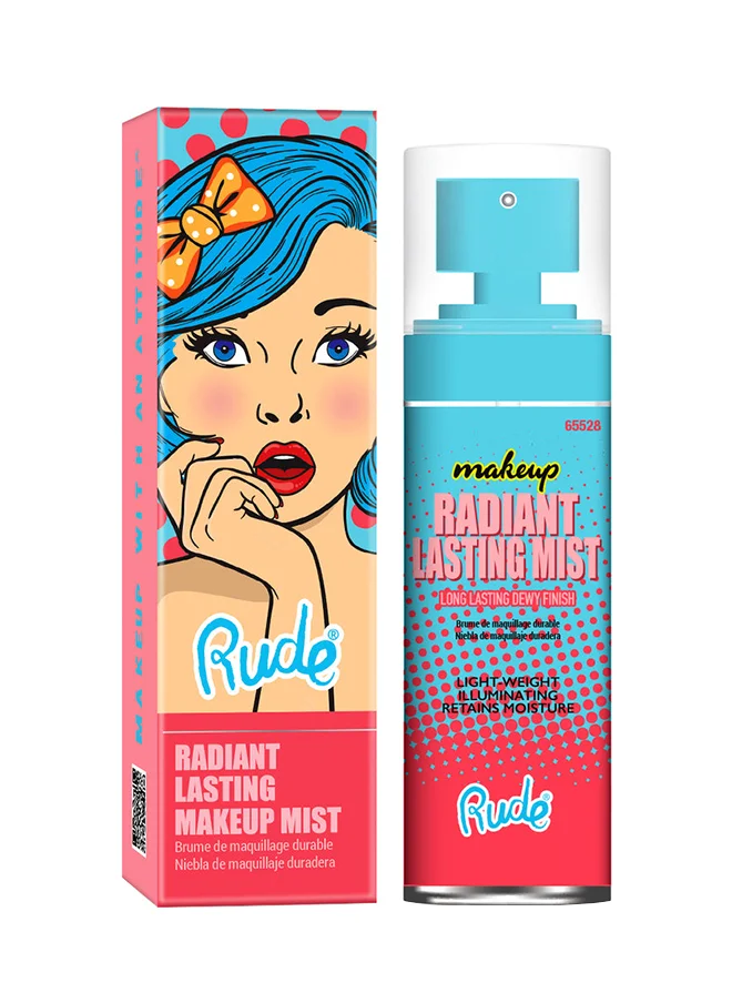 روود RUDE Radiant Lasting Makeup Mist