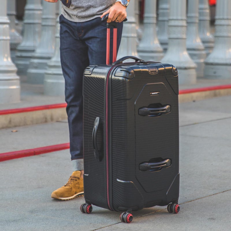Traveler's Choice Traveler's Choice Maxporter II 30" Hardside Spinner Trunk Luggage in Dark Green  - Image 2