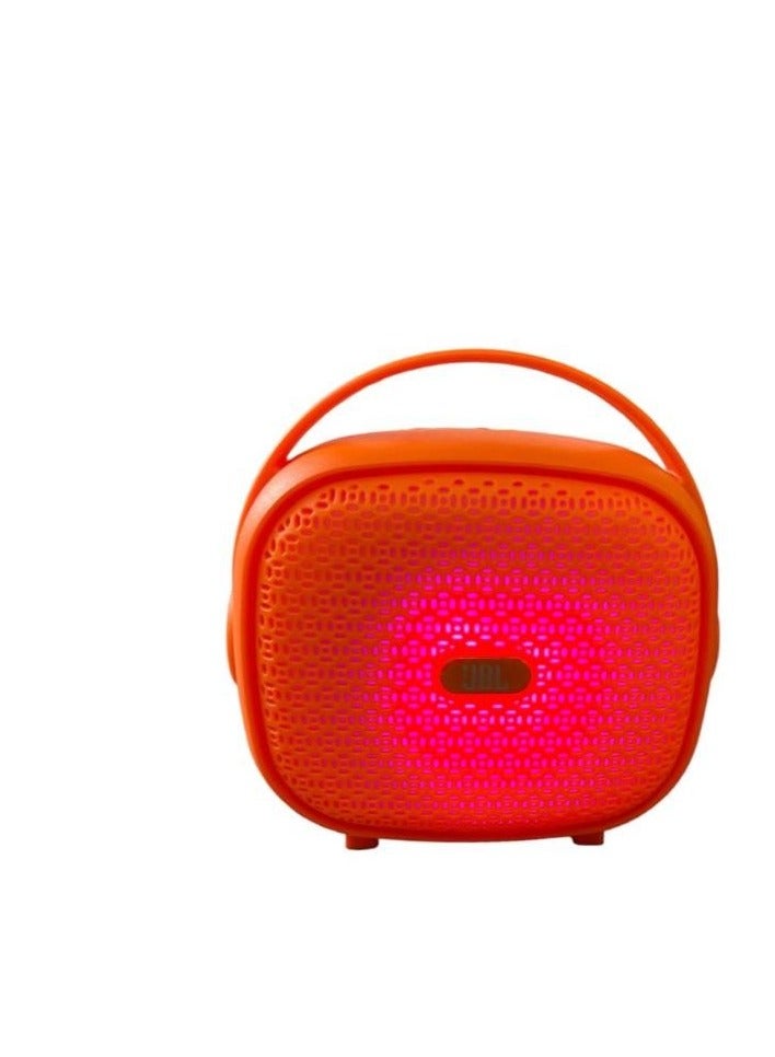 Portable Bluetooth speaker supports memory card and USB flash JL-420 - Orange - Image 1