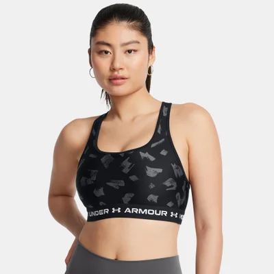 UNDER ARMOUR Women's Armour Medium Support Printed Sports Bra