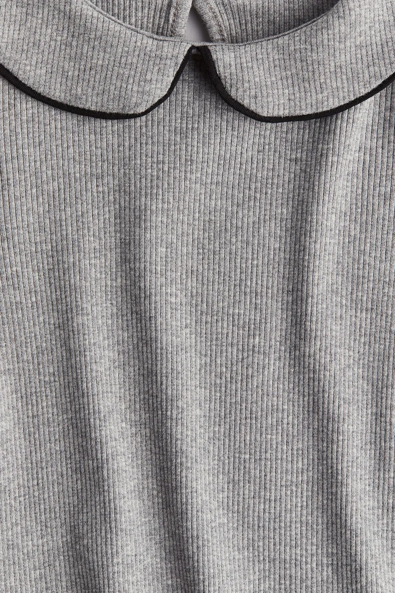H&M Collared jersey top