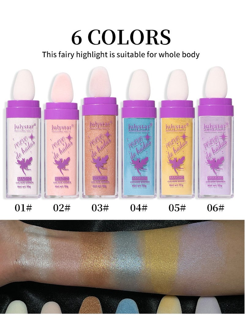 Fairy Dust Magic Color Shiner Multi - Use Sparkle for Cheeks, Eyes, Lips, and More - Suitable for All Skin Types