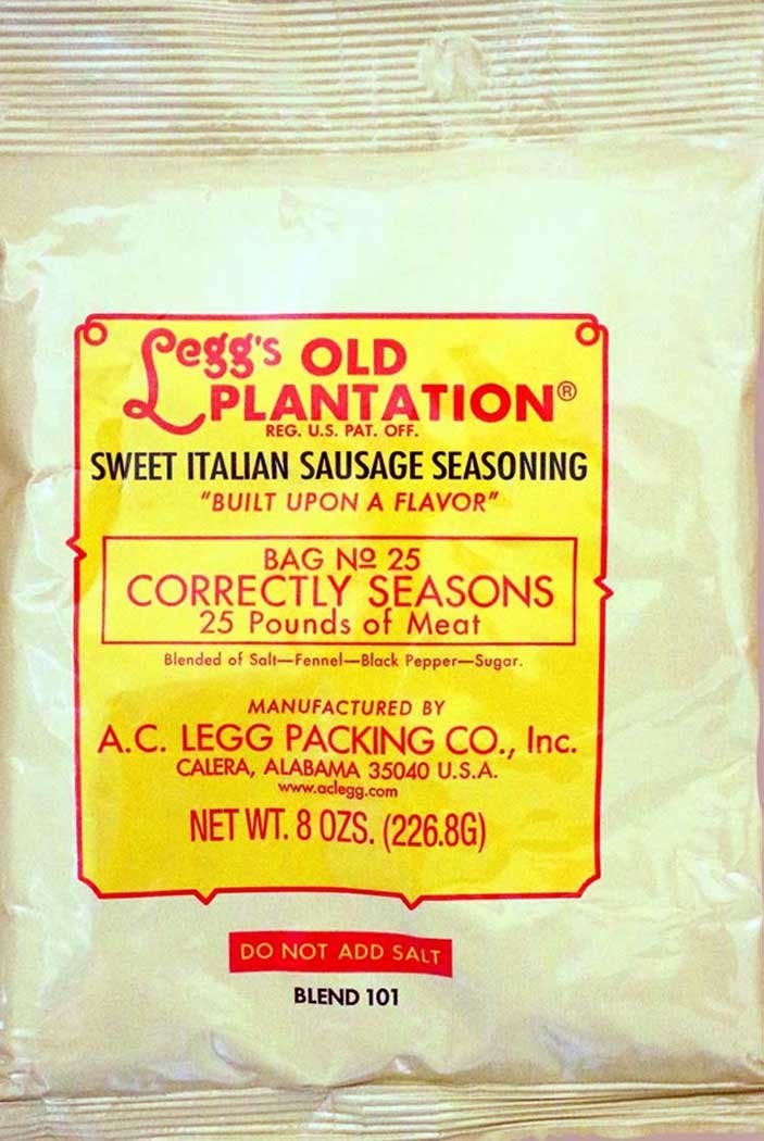 A.C. Legg INC Sweet Italian Sausage Seasoning - Image 1