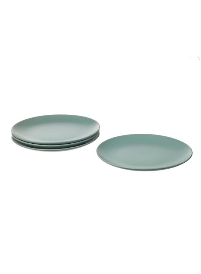 Plate, matt light turquoise, 26 cm - Image 1