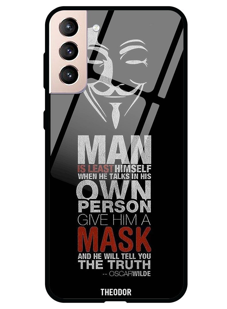 Theodor Protective Tempered Glass Case Cover Samsung Galaxy S21  Man - Image 1