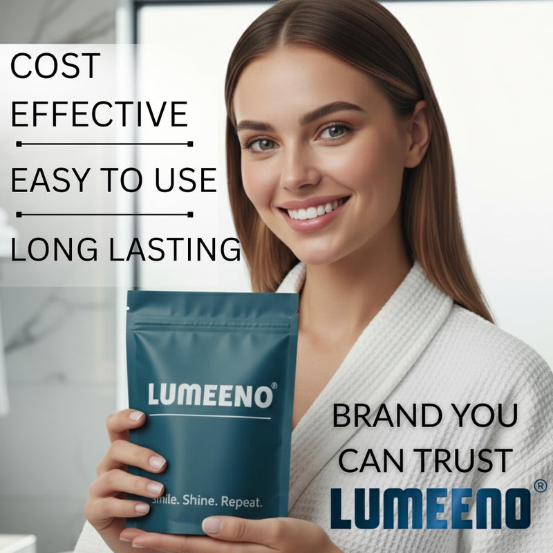 Lumeeno أطباق أسنان قابلة للتشكيل للتبييض - 4 قطع مع 2 علب - متوافقة مع جل تبييض الأسنان أوباليسنس - Image 4
