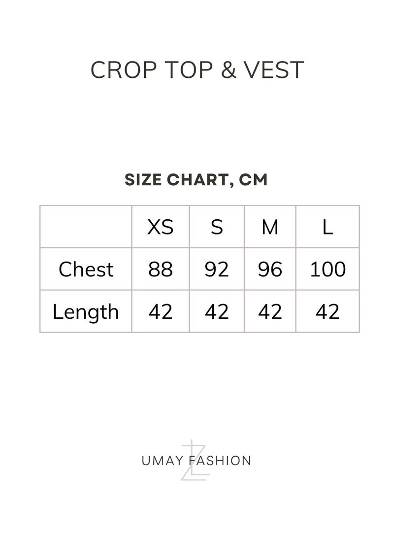 UMAY FASHION EVARA CROP TOP | ROSE SHADOW - Image 5