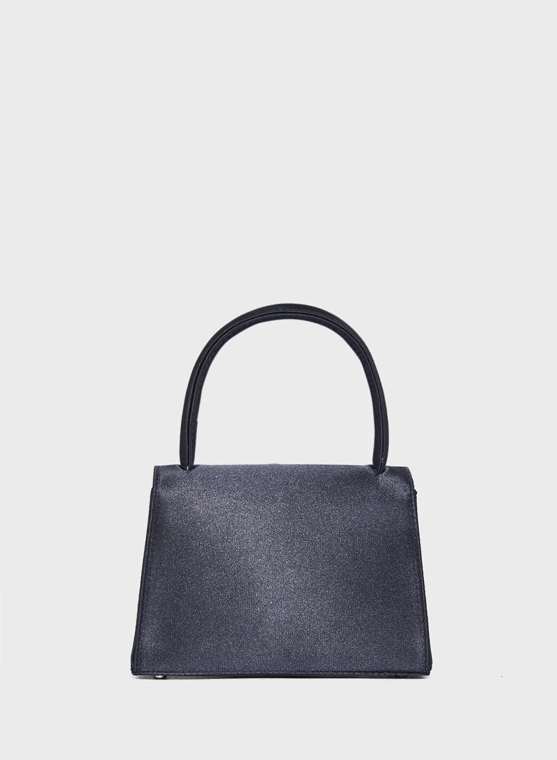 ايلا ليمتد اديشن Rhinestone Oversized Floral Satchel Bag