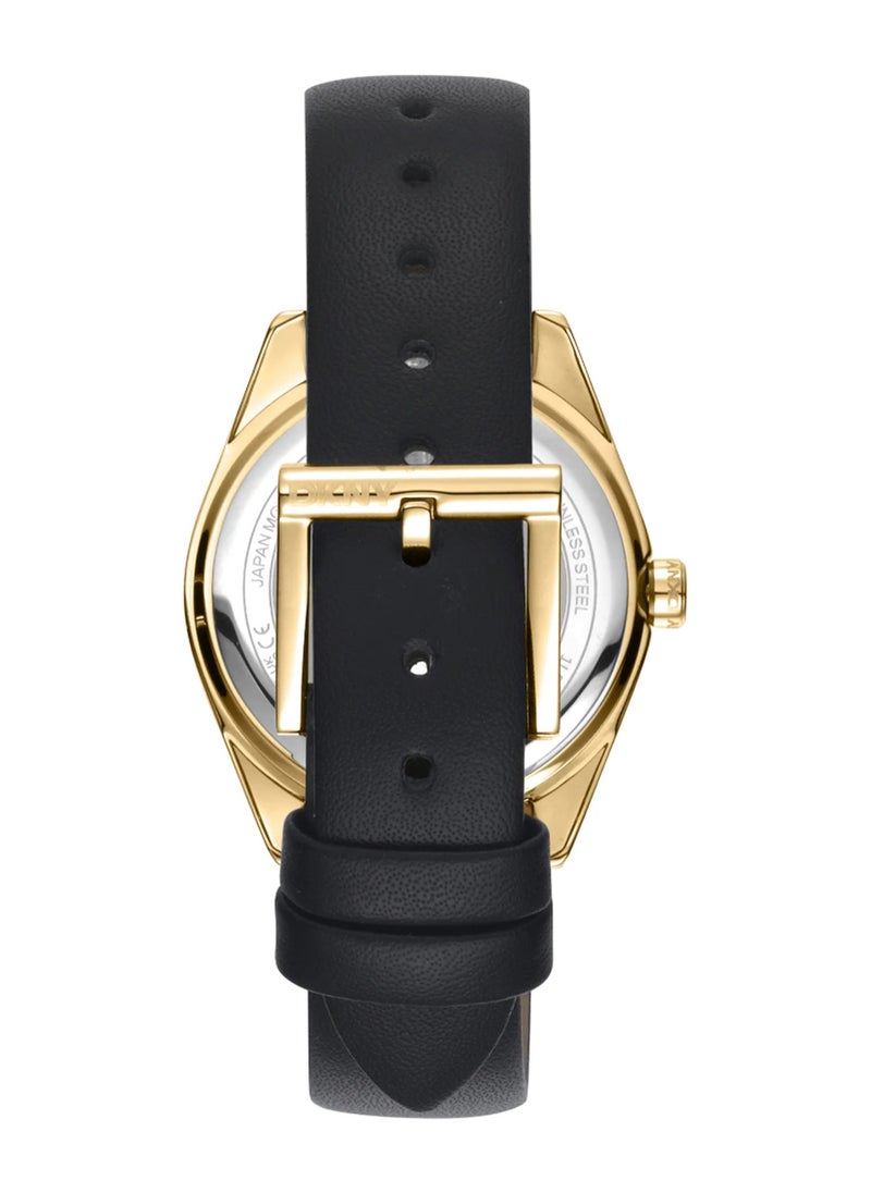 DKNY DKNY Chambers Midi DK1L016L0025 - Leather Female Quartz 3 hands  - Image 3
