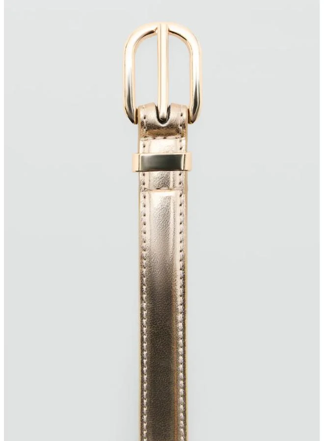 مانجو Buckle Metallic Belt