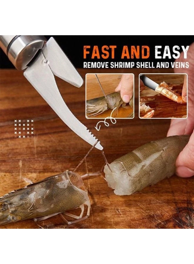 2PCS,5 in1 Shrimp Line Fish Maw Prawn Knife Peeler Multifunctional Kitchen Tools - Image 5