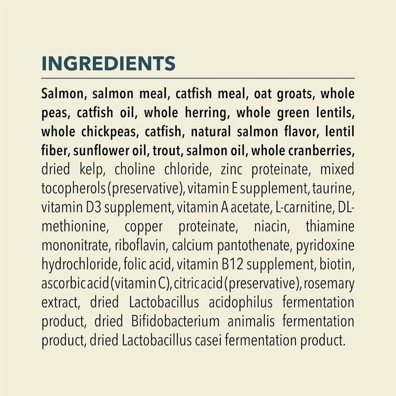 acana طعام القطط الجاف ACANA بونتيفول كاتش للقطط البالغة وصفة سمك السلمون والهرينغ الكامل 4 رطل - Image 5