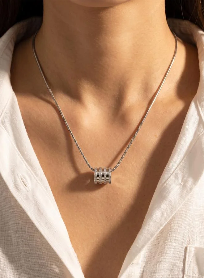 Take Two Cylinder Pendant Necklace