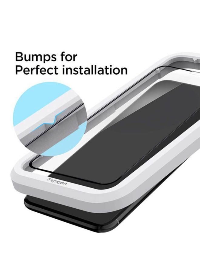 NIBEMINENT AlignMaster Tempered Glass Screen Protector For Apple iPhone 11 Pro Max Clear - Image 3