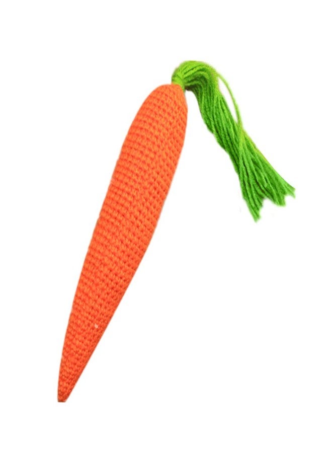 OBEEII Baby Bunny Outfit Easter Photography Prop Crochet Knit Hat Diaper Carrot Set for Boy Girl Hat+Pant+Carrot 02 One Size - Image 4