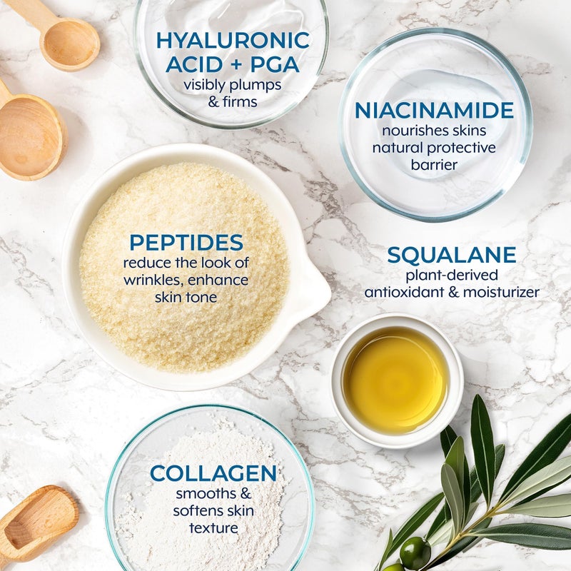 Plexaderm 15 mL Night Time Collagen Serum for Firmer, Fuller, more Youthful Looking Skin, Anti-Aging Collagen & Peptide Serum for Women & Men, Paraben-Free, Developed in the USA - Image 2