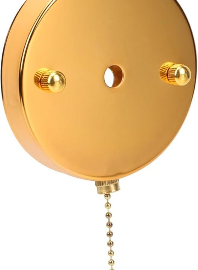 Golden Ceiling Fan Pull Chain Switch Durable Lamp Accessory Decorative Cord - Image 1