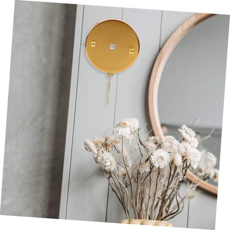 Golden Ceiling Fan Pull Chain Switch Durable Lamp Accessory Decorative Cord - Image 4
