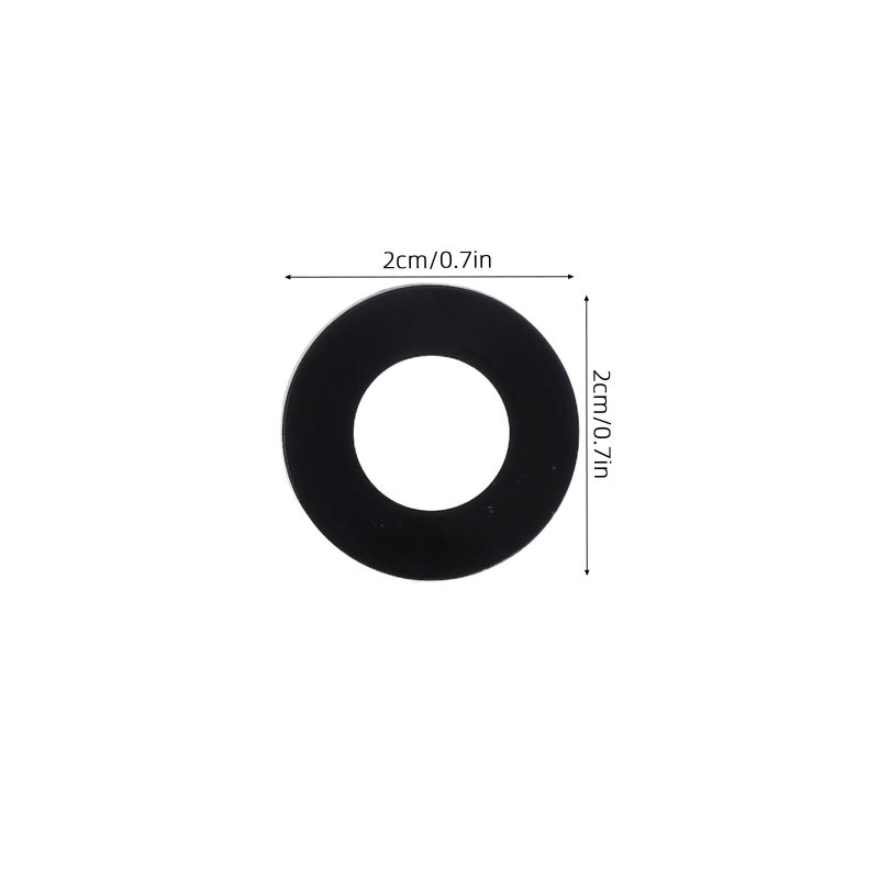 Nylon Flat Washer Assortment Black 500pcs M2 M3 M4 M5 M6 M8 M10 for Electrical Box Bolts Screws - Image 3