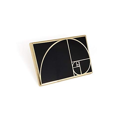 Pinsanity Golden Ratio Enamel Lapel Pin - Image 2