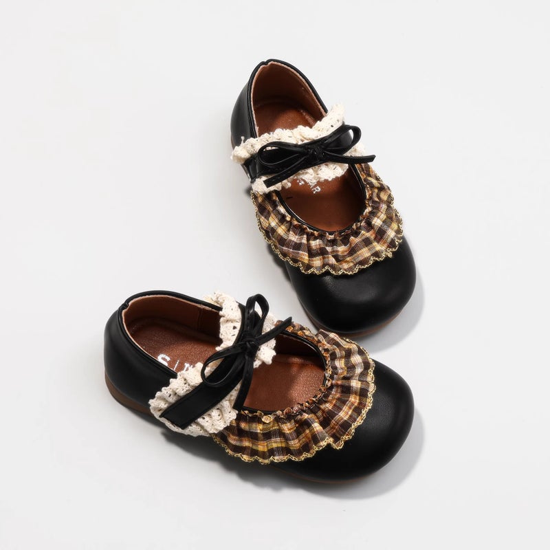 Girls'' Princess Shoes 2026 Spring New Retro Mary Jane Children''s Shoes Fashionable Soft-Soled Baby Girl Leather Shoes - Image 5