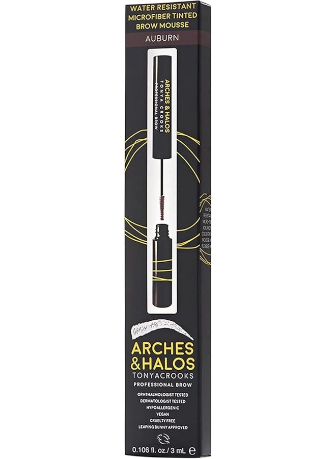 Arches & Halos Microfiber Tinted Brow Mousse - Auburn for Women 0.106 oz Mousse - Image 4