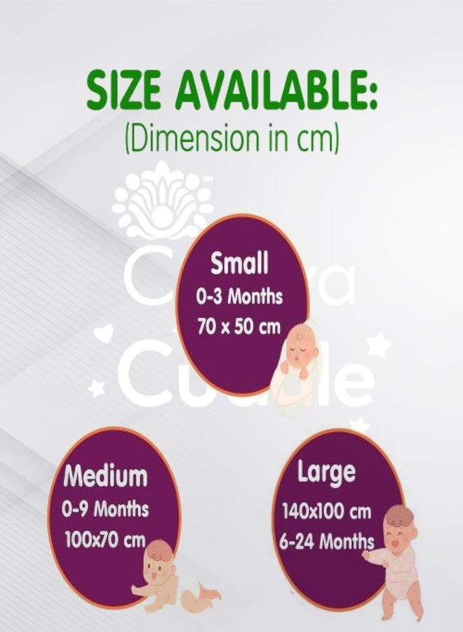 Creeva Cuddle Baby Dry Sheet – Reusable Waterproof Fleece Sheet, Quick Dry (70 cm x 50 cm, Pink) - Image 4