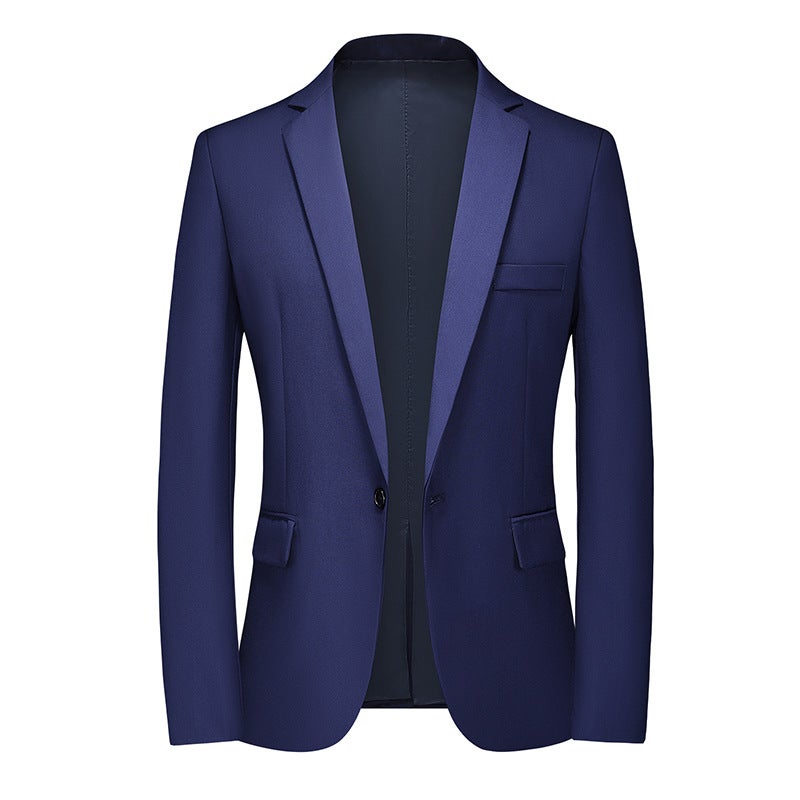 2024 Amazon Autumn New Suit Mens Suit Professional Jacket Business Casual Small Suit Single Western Jacket Men Black - Image 2