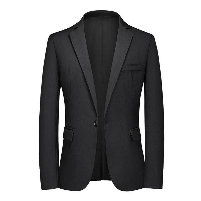 2024 Amazon Autumn New Suit Mens Suit Professional Jacket Business Casual Small Suit Single Western Jacket Men Black - Image 1