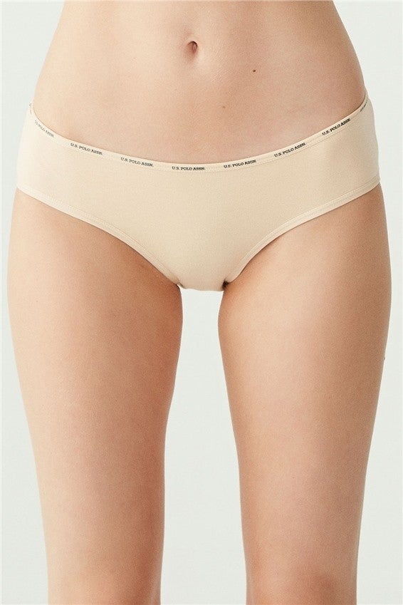 U.S. Polo Assn. 5-Pack Mixed Color Economic Pack Cotton Women's Briefs  - Image 4