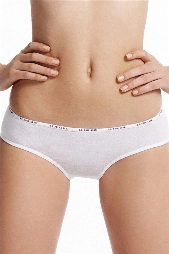 U.S. Polo Assn. 5-Pack Mixed Color Economic Pack Cotton Women's Briefs  - Image 1