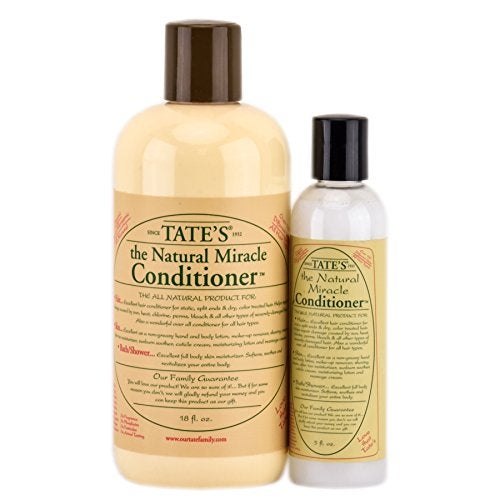 Tates Natural Miracle Conditioner  18 fl oz with FREE 5 fl oz Mini Conditioner