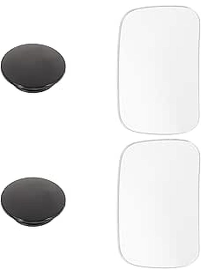 Wide Angle Car Blind Spot Mirror Pair Adjustable Frameless Rearview Mirror 2PCS - Image 1