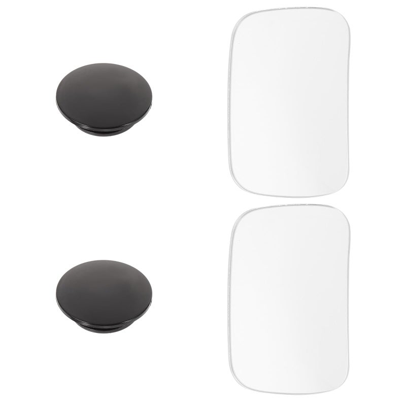 Wide Angle Car Blind Spot Mirror Pair Adjustable Frameless Rearview Mirror 2PCS - Image 2