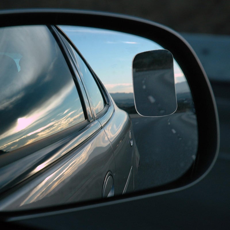 Wide Angle Car Blind Spot Mirror Pair Adjustable Frameless Rearview Mirror 2PCS - Image 4
