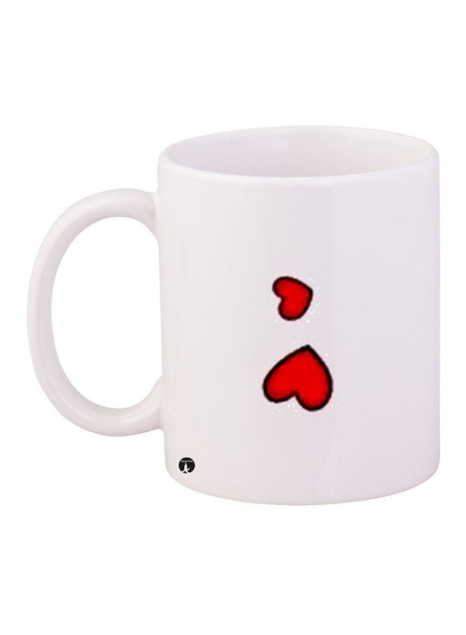 RYN Printed Coffee Mug White