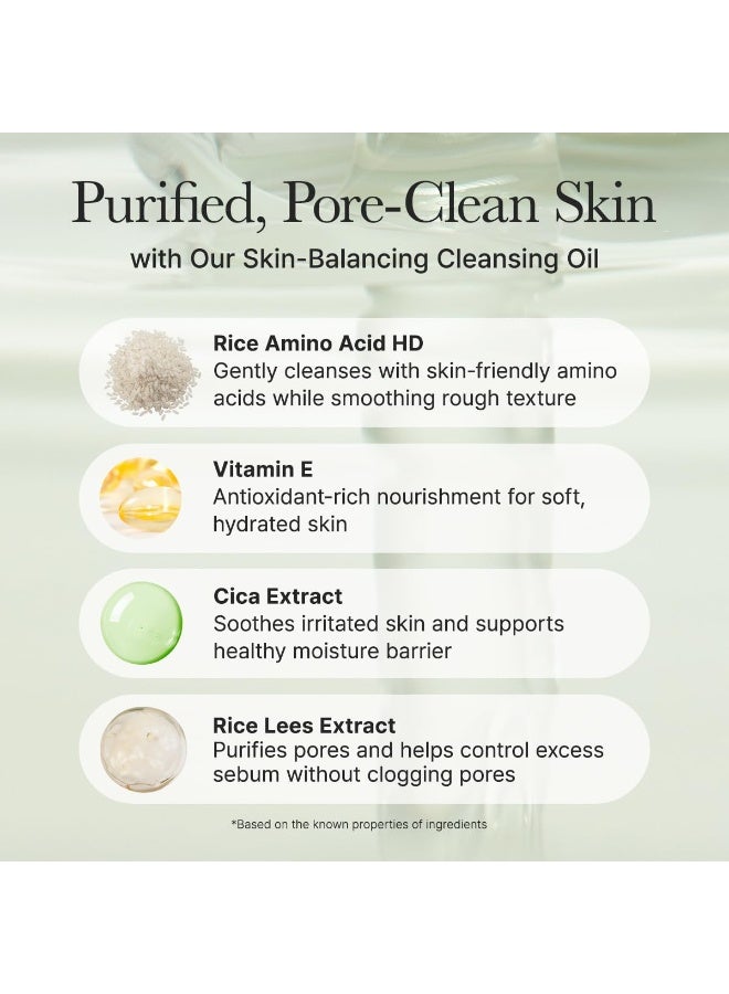 ARENCIA Pore Melt Mochi Makeup-Removing Cleansing Oil, Non-Comedogenic, Rice Amino Acids HD, Vitamin E, Cica, & Ceramide | 200ml - Image 5