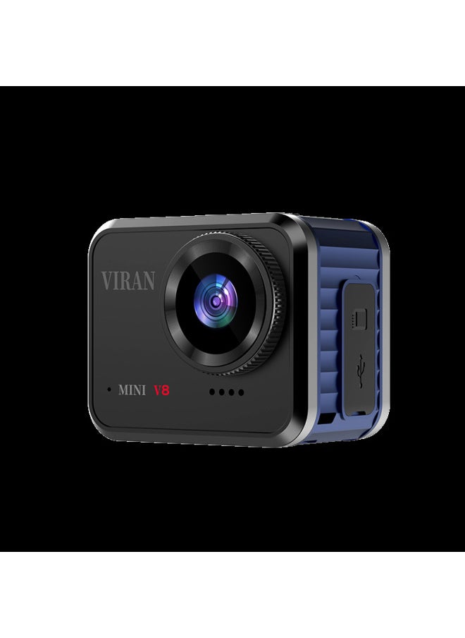Generic HD 4K Sports Camera Bare Metal Waterproof Camera Outdoor Wide Angle Vlog Camera Riding Recorder Cross Border-Color:Black Camera + 64gb Memory Card  - Image 2