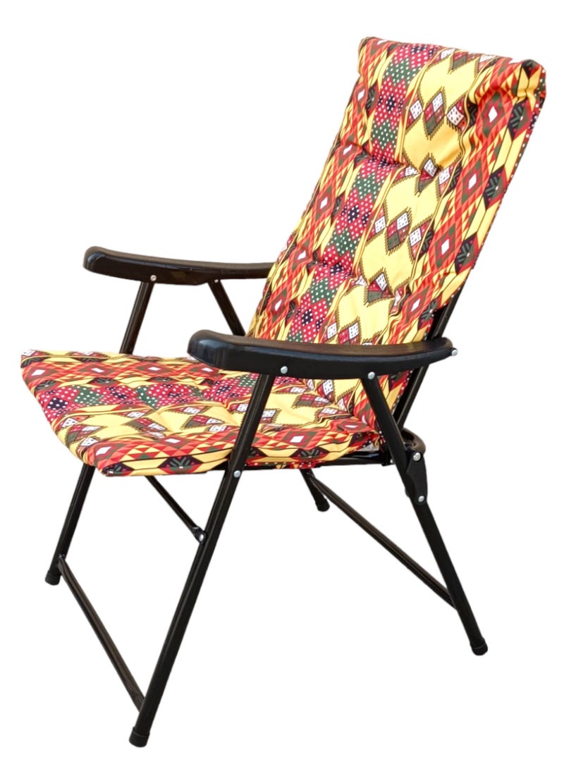 GO2CAMPS كرسي تخييم قابل للطي مع وسادة جودة ممتازة | كرسي شاطئ | كرسي حديقة | كرسي صيد | كرسي سفر | كرسي نزهة - Image 3