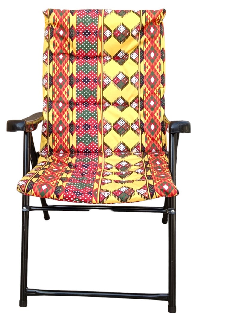 GO2CAMPS كرسي تخييم قابل للطي مع وسادة جودة ممتازة | كرسي شاطئ | كرسي حديقة | كرسي صيد | كرسي سفر | كرسي نزهة - Image 2